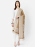 Women's Floral Jamawar Acrylic Border Wool Shawl